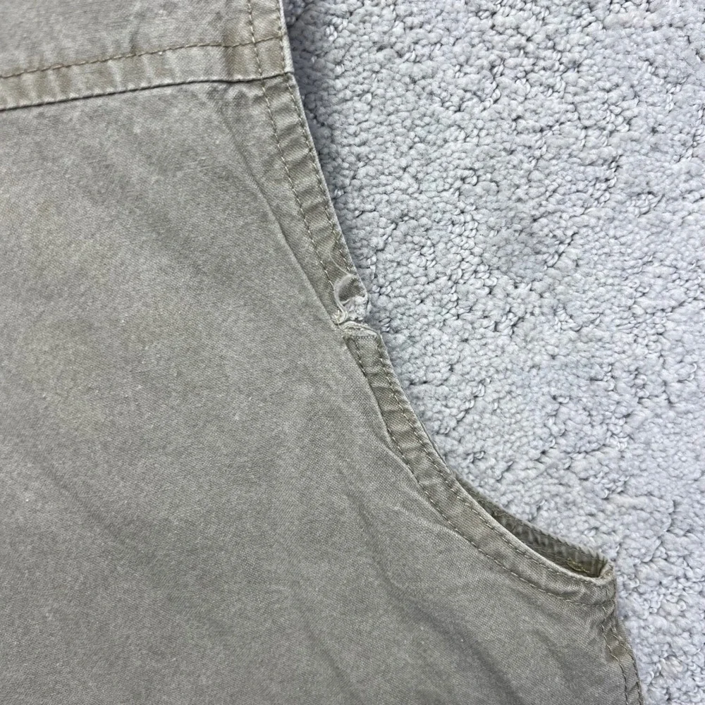 VINTAGE Banana Republic Vest Mens L Canvas Safari Utility Fishing Multi-Pocket